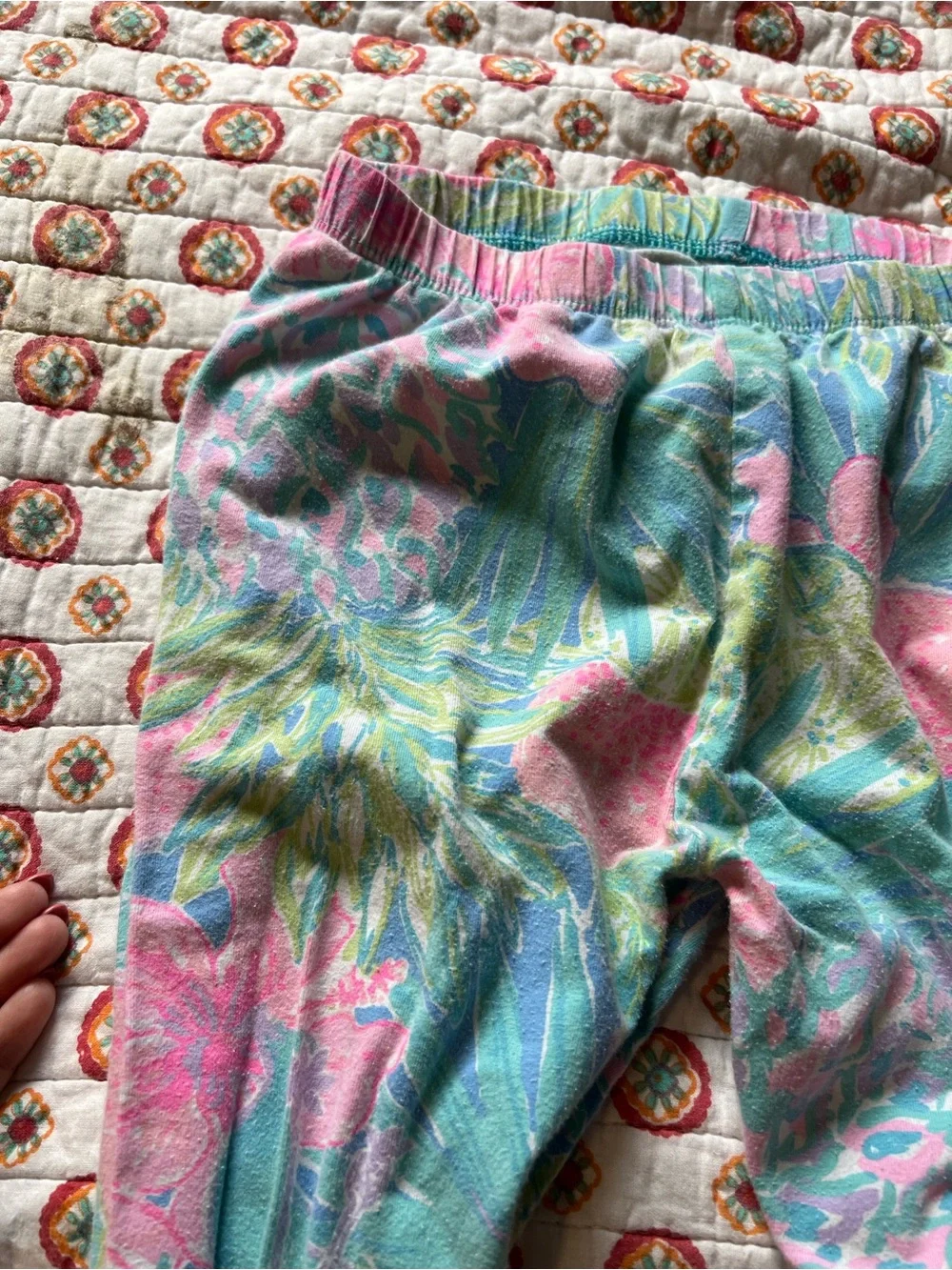 Girl’s Lilly Pulitzer Tropical Leggings size 12